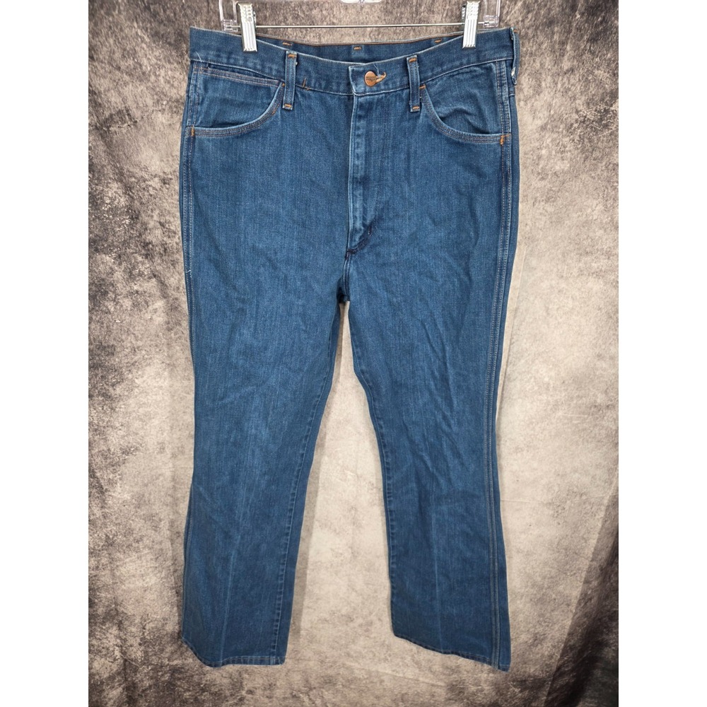 Vtg 70s 80s Wrangler Jeans Mens 36x34 USA No Fault 935 Den Cowboy Bootcut *